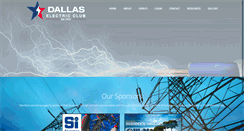 Desktop Screenshot of dallaselectricclub.com